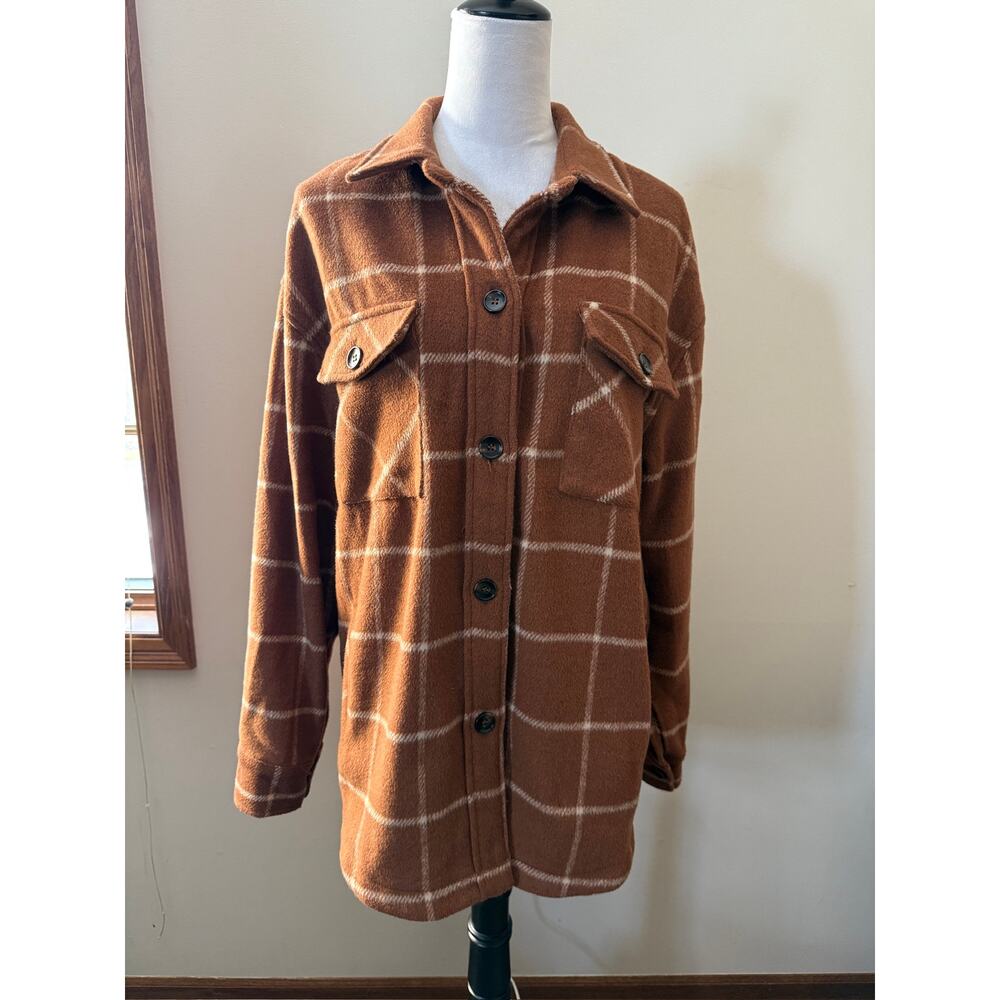 Staccato Rust Long Length Flannel